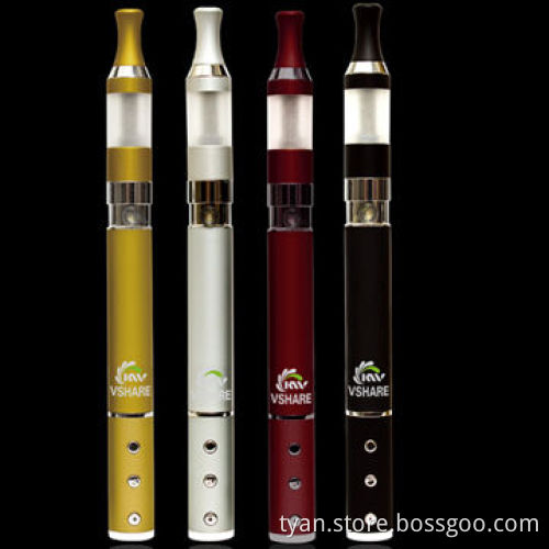 Black 350mAh Bluetooth Electronic Cigarettes with 1.6mL Atomizer, 3.2-4.2V